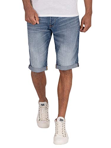 G-STAR RAW 3301 Short Homme ,Bleu (medium aged D07432-8973-071), 38