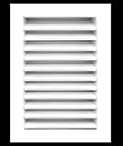 HVAC Premium 18x24 Aluminum Louver Vent