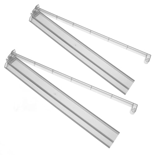 Support de mahjong transparent de 18 pouces avec poussoirs intégrés Magiclulu