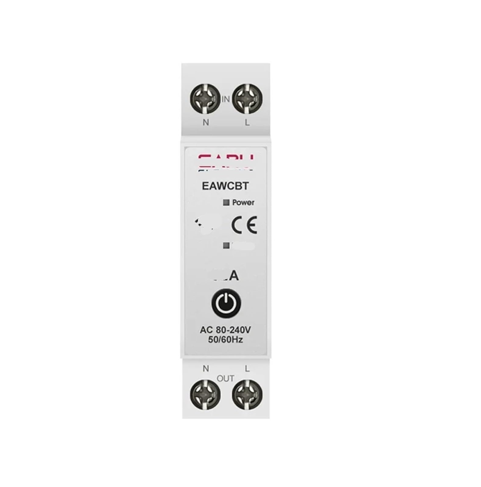 VSPPJYFG Intelligent Circuit Breaker 1P+N 63A Timer Power Energy kilowatt-Hour Voltage and Current Meter Protector(40a)