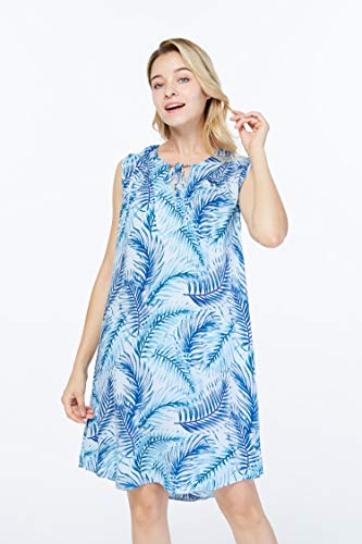 Image of Hawaii Hangover Family Matching Hawaiian Clothes, Simply Blue Leaves | Family matching Hawaiian outfits, Simply Blue Leaves, lightweight rayon, machine washable, tropical leaf print, luaus