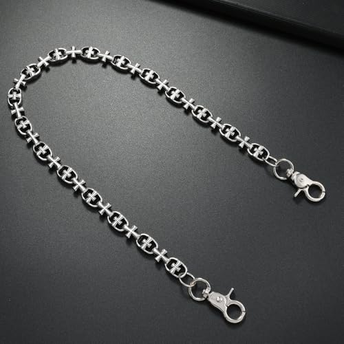 Image of Gothic Pants Chain Wallet Keychain Edgy Punk Hip Hop Waist Accessory for Jeans, Streetwear Women Men