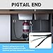 EP 9 ft Garbage Disposal Replacement Power Cord Kit, 14 AWG 3-Prong Appliance and Power Tool Cord for Any Garbage Disposal Model as InSinkErator