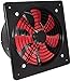 FGDFGDG Abluftventilator Badlüfter Industrielle Abzugshaube 250mm 2100m3 / h, Low Noise Heavy Duty Metall Axial Absaugeinrichtung Rohrventilator Bathroom Fans
