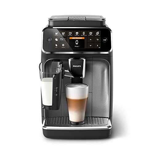 Philips-4300-Series-Bean-to-Cup-Espresso-Machine-LatteGo-Milk-Frother-8-Coffee-Variaties-Intuitive-Display-Black-EP434670