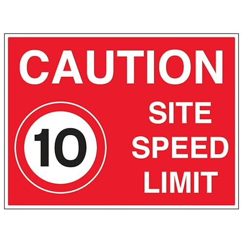 Panneau de signalisation site speed limit 10 MPH réfléchissant pour parking et usine