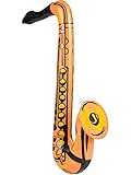 Rhode Island Novelty 24' Inflatable Orange Jazz Instrument Costume Party Decoration Saxophone