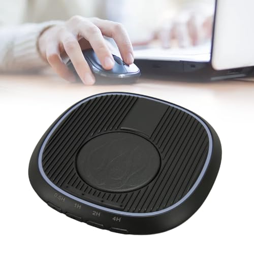 Yinhing Niewykrywalny Poruszacz z Timerem Ultra Cienki Jiggler do Laptopa PC Cichy Shaker USB C do Utrzymywania Aktywności Komputera (BLACK)
