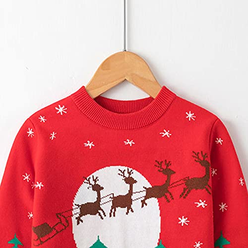 Children Sweater Toddler Boys Girls Christmas Cartoon Autumn Winter Warm Knitted Sweater Long Sleeve Tops3