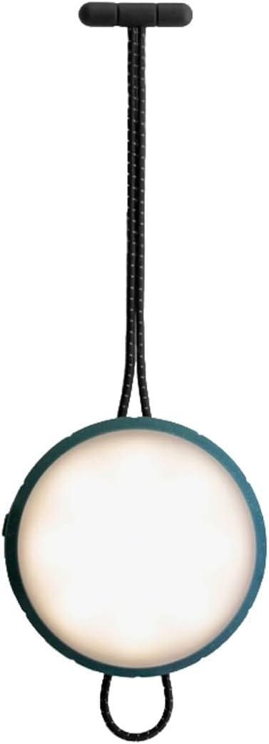 Lander Cairn 300 LM LED Camping Lantern, Dimmable Lighting, IP65 Waterproof, 3300mAh Power Bank, Compact Flashlight for Power Outages, Hurricanes, Emergencies with USB Cable - (Green/Gold)