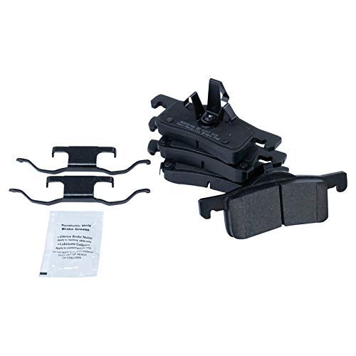 Image of TRQ Rear Semi Metallic Brake Pad and Rotor Set | For 2003-2006 Ford Expedition 2003-2006 Lincoln Navigator