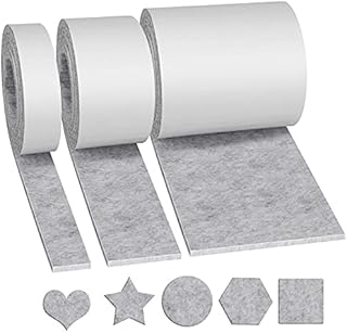 Furniture Pad,Heavy Duty Felt Strip Roll for Chair Table - DIY Self Adhesive Furniture Pad, Floor Protector, Felt Chair Pads