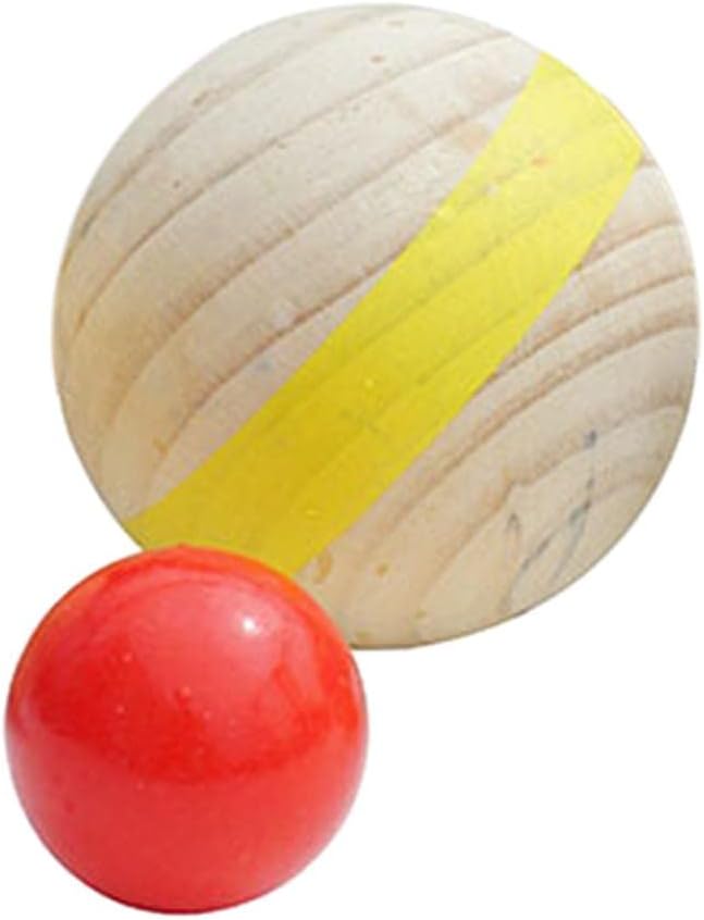 7 Pieces Bocce Balls Set Sports Playground Balls Playground Equipment Wooden