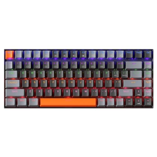 Clavier mécanique 75% compact et filaire pour aménager un espace de jeu élégant sur PC