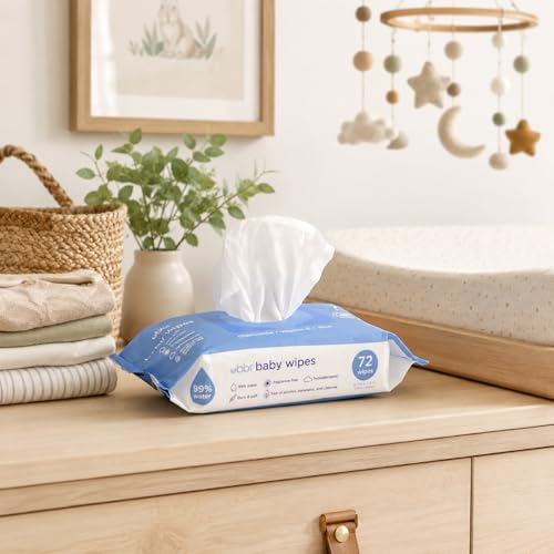 Ubbi Fragrance-Free Baby Wipes, 99% Water Based, EWG Verified, 3 Pack β image 8