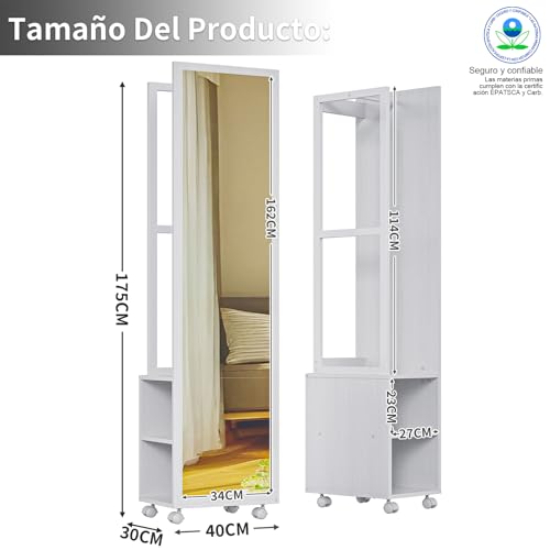 Lista de Espejos de Cuerpo Completo Walmart - 5 favoritos. 9 Imagen adicional
