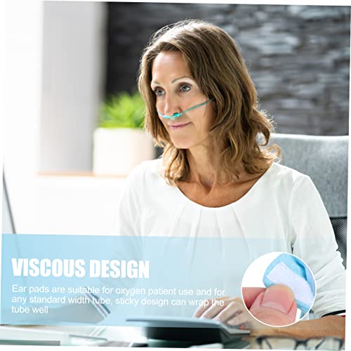 DOITOOL 4 Pçs Almofadas Nasais Almofadas Auriculares Para Cânula Nasal Envoltórios De Enfermagem Sup