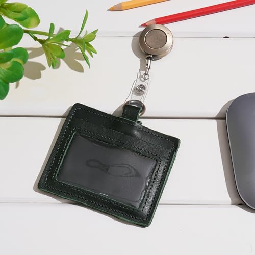 Wonderpool Leather ID Badge Holder - image 4
