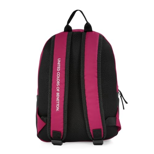 Image of United Colors Of Benetton 12 Litres Citron Unisex 3 Compartment Backpack (Wine)