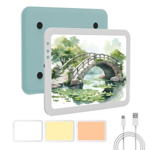 Caja de luz de trazado A4 inalámbrica recargable con 3 modos de colores para pintar bocetos
