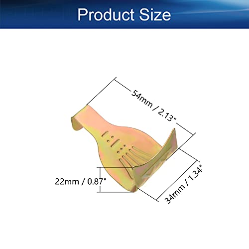 Image of Solid Moulding Picture Hooks Hangers Rail Hanging Hook Color Zinc-Plated 54mmx29mm Bronze 5pcs