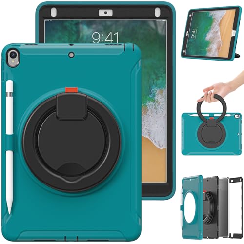 Coque iPad Pro 10.5 antichoc enfant avec support pivotant à 360 degrés
