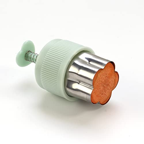 Surgehai Fruit Cutters Shapes Vegetable Cutter For Kids 16 Pcs With 8 Pcs Cute Fruit Forks, Mini Cookie Cutter With Spring Handle, Easy To Pop Out #TOP4