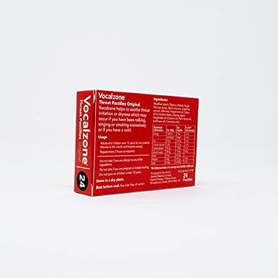 VocalZone Throat Pastilles (24 x 3) Multipack Offer by Vocalzone