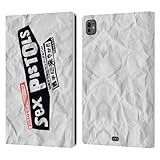 Head Hülle Designs Offizielle Sex Pistols Filthy Lucre Live Band Kunst Leder-Wallet-Hülle Kompatibel mit Apple iPad Pro 11 M4/M5 2024/2025