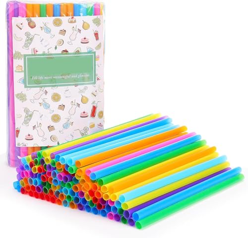 Tomnk TOMNK20190629854 120 Pack Smoothie Straws, 10.3 Inches Straws Disposable thumb #4