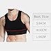 JOCKMAIL Men's Neoprene Brace Vest Chest Support Strap Fitness Gym Sports Bra Vest Mens Chest Compression