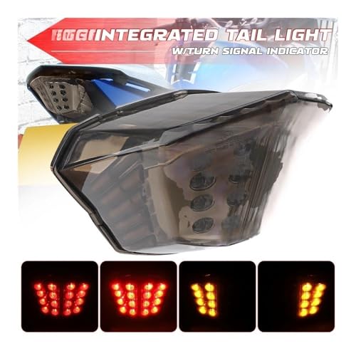 Feu stop moto LED XJ6 pour rouler en sécurité la nuit avec clignotants FZ6R 12V - 2