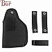Bursport Concealed Carry Holster Fits Handgun with Optic Light Laser Attachment Universal IWB OWB Ambidextrous Carry