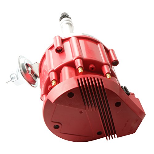 Mostplus Racing Hei Distributor Red Cap Super Coil Compatible With Chevy Sbc 305/350/400 Small Block 1035001 Hei #TOP4