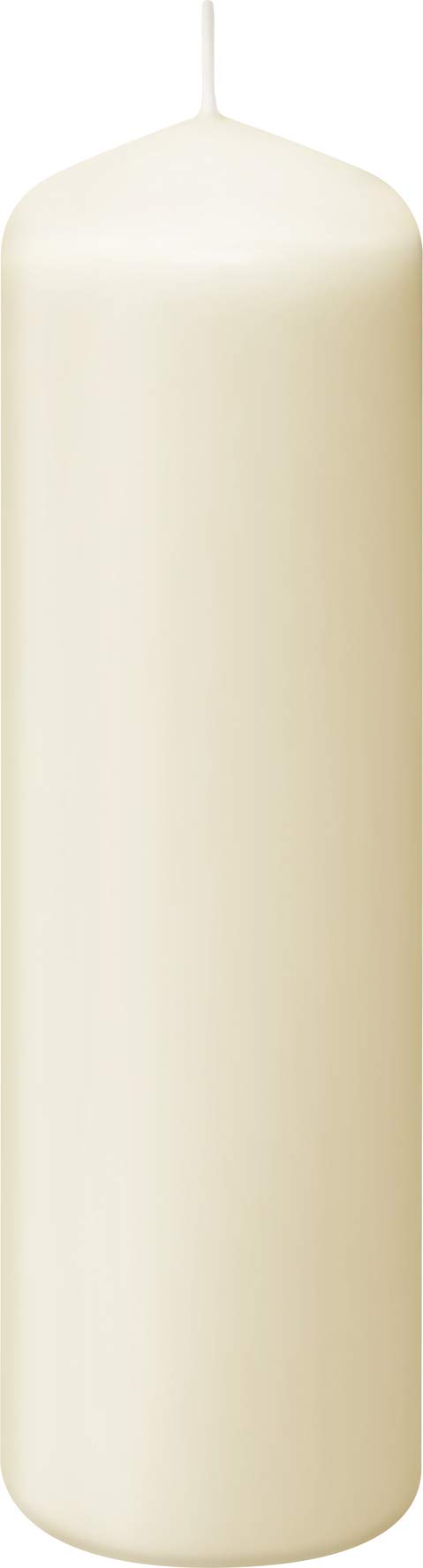 BOLSIUS 6 Ivory Pillar Candles Bulk - 3x9 Inches Candle Set - 116+ Hours Clean Burning - No Palm Oil - 0% Animal Fat - Premium European Quality - Unscented Dripless Any Occasion Pillars by BOLSIUS - Image 8