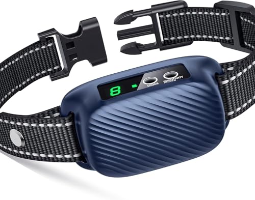 PUMJAG Dog Bark Collar, Automatic Bark Collar with 8 -K04