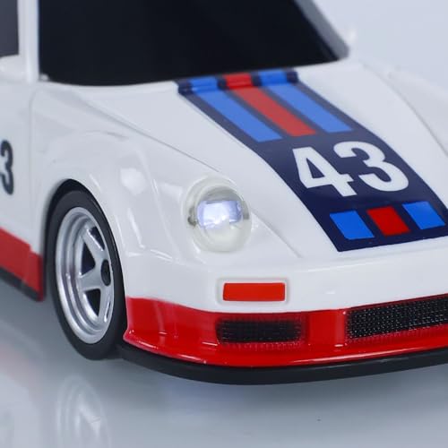 Image of 1 /43 High Speed 2.4 GHz Mini RC Drift Car with 4 Wheel Drive Motor ESC Servo Motor Lighting Battery Charging Cable Gyroscope Hobby Grade Model for Birthday Gift