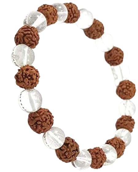 Panchmukhi Rudraksha & Crystal Bracelet For Men (B0CTHQ3FL6) Amazon Price History, Amazon Price Tracker