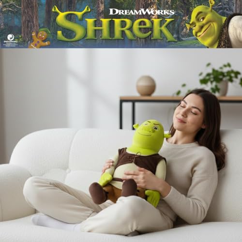 Image of Franco Calm Shrek Orge Bedding Super Soft Plush Calming 3Lb Weighted Cuddle Pillow Buddy, Comfort Pillow (Officially Licensed Product)