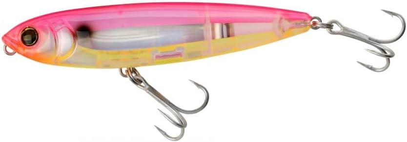 Yo-ZuriR1369-PSCL: 3D Inshore Topknock Pencil (F) 125Mm 5", Pink Silver Chartreuse