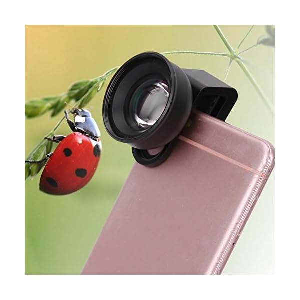 Handy-Kameraobjektiv, universelles externes High-Definition, 100 mm, Makro-Objektiv, zum Anklippen, kompatibel mit den… – Bild 7