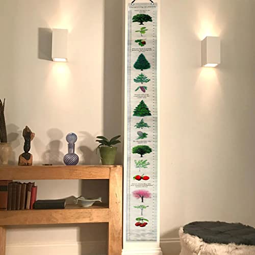 SUWIAKLALL Gráfico de registro de crescimento infantil à prova d'água pendurado altura infantil rég