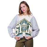 Ultra Game WNBA Official Womens Super Soft Showtime Crew Sweatshirt, Seattle Storm, Heather Gray, Medium