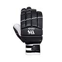 WHITEDOT SPORTS Combo Eleanor Black Cricket Batting and Leather Batting Gloves, Suitable for Mens/Adult/Large Right Hand gallery image