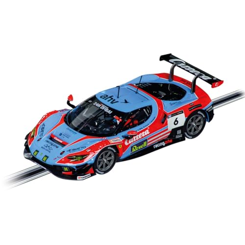 Carrera GO!!! Rennbahn Autorennbahn Super Racers Wireless Set | Grundpackung 62585 | 2 Slotcars inkl. 2 Wireless Handregler mit Turbo-Knopf | inkl. Looping, Fly-Over, Steilkurve und Rundenz&auml;hler