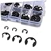 Healeved Universal Snap Rings Assortment 160 Pieces Set 65mn Carbon Steel for Automotive Industrial Machinery