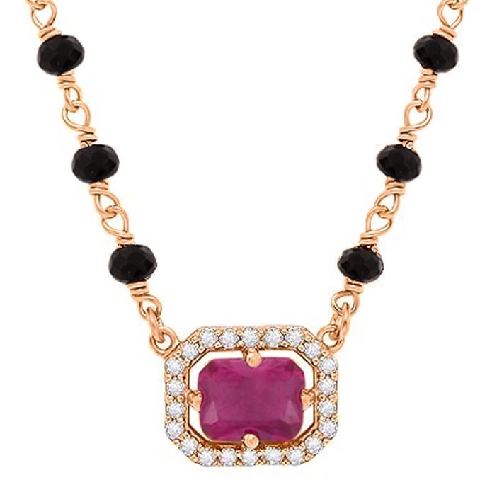 925 Sterling Silver Rectangle Rose Gold Plated 925 Sterling Silver Mangalsutra | Gifts For Women | With Certificate of Authenticity and 925 Hallmark|Mother's Day-image-30