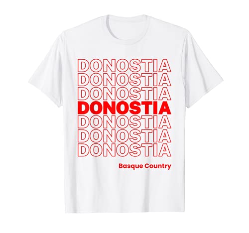 Divertido Donostia País Vasco San Sebastián España Souvenir Camiseta