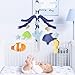 Ocean Animals Baby Crib Mobile - Musical Baby Mobile for Crib with 12 Lullabies for Boys & Girls, Baby Mobile for Bassinet for New Borns, Nursery Mobiles, Fits Standard Cribs