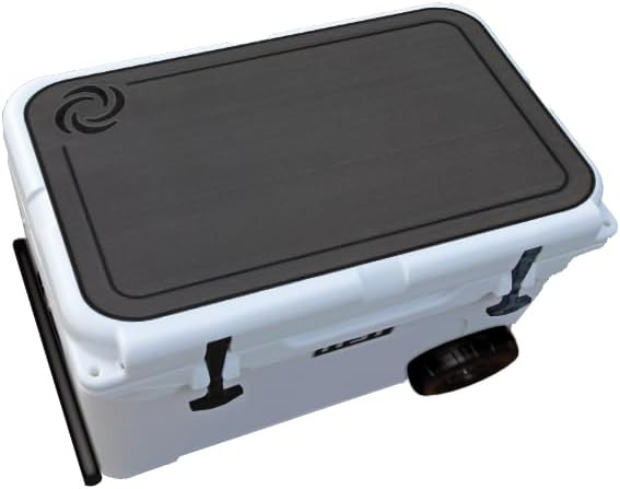 Tundra Hauler Wheel Cooler Lid Tops - EVA Foam YETI Chest Cooler Peel and Stick Comfort Pad - Hard Side Camping, Boating, Tail Gate, Ice Box Top Cushion